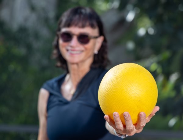 Aqua Tabata with a Small Ball Image