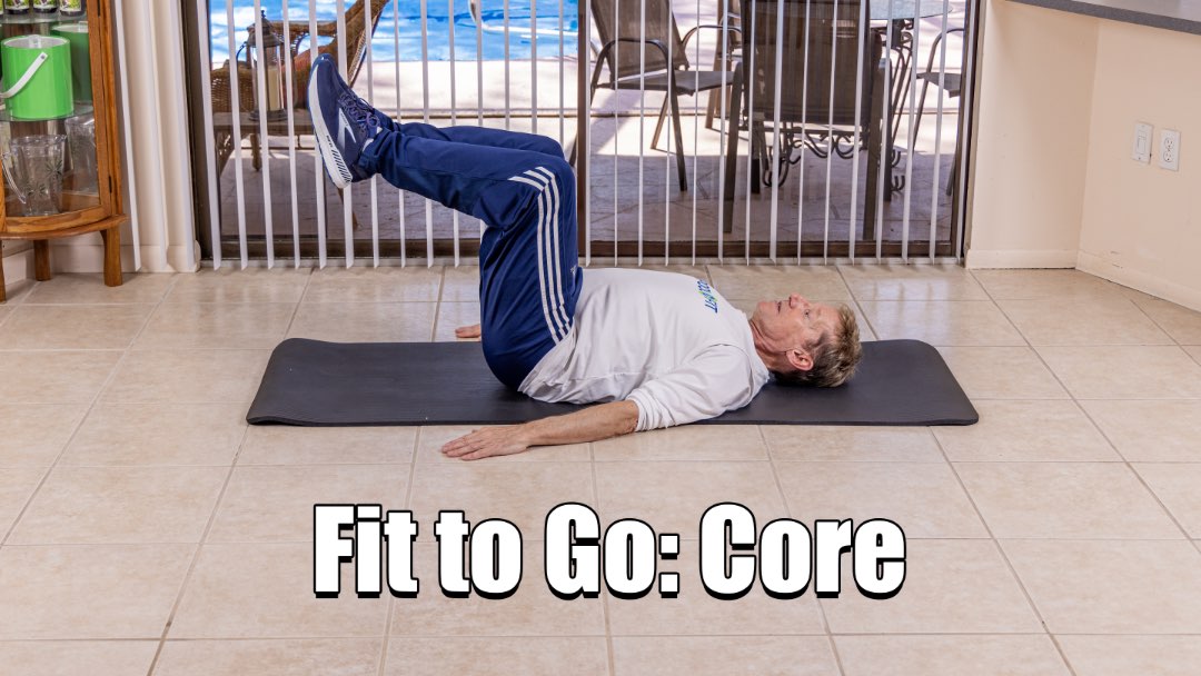 This 5-minute deep core rutine is designed to strengthen the transverse abdominis, which in turn protects the spine and helps prevent lower back injury. 